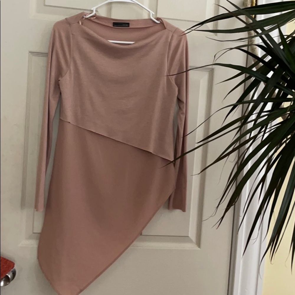 Nude blouse from ZARA